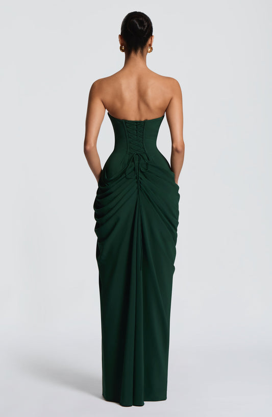 Cyra Maxi Dress - Emerald – image 2