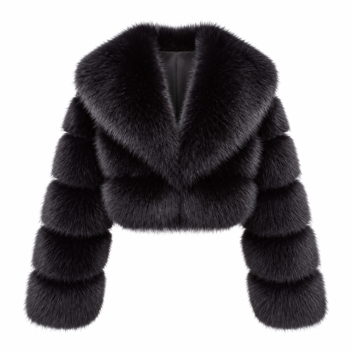Nayla Fur Jacket Schwarz Produktbild
