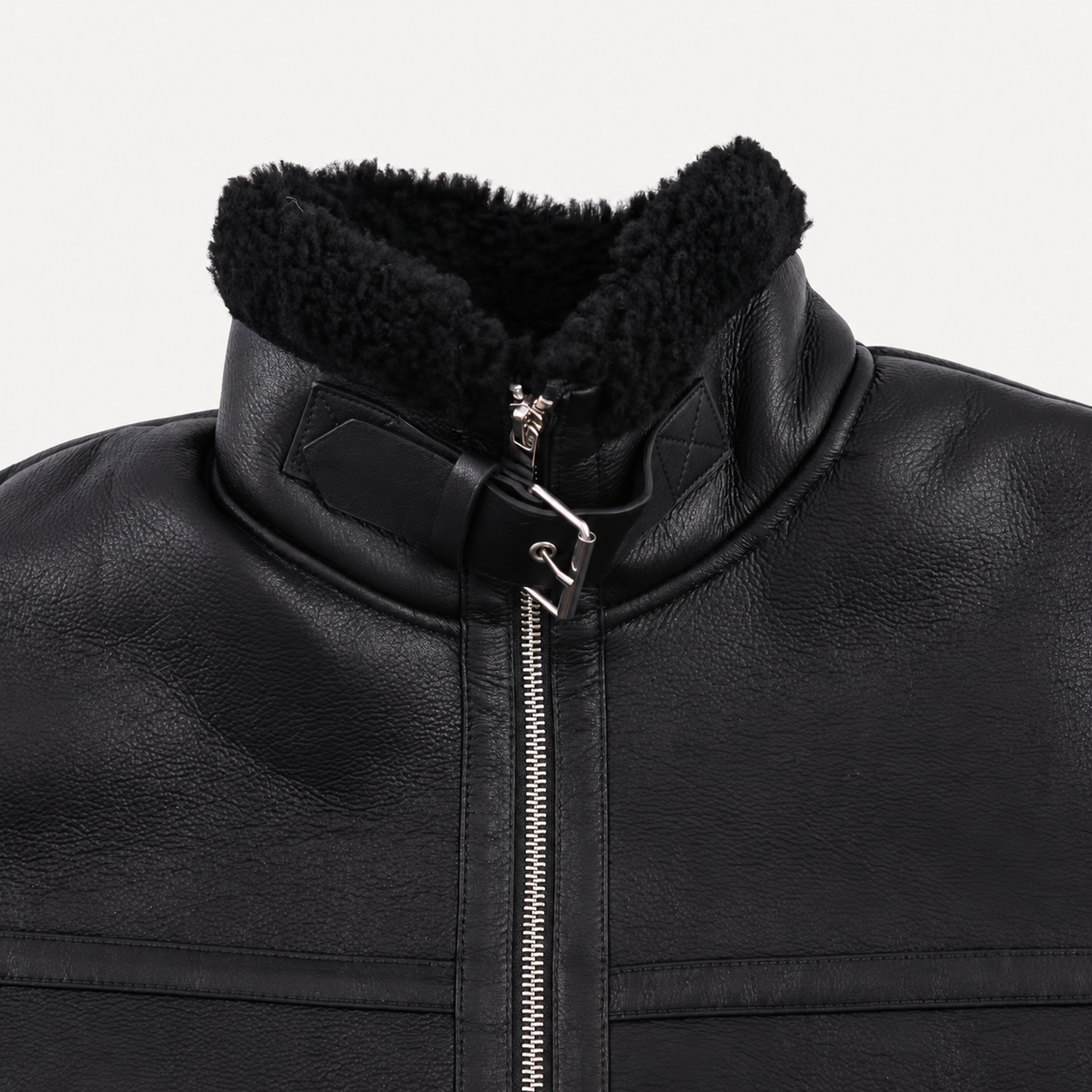 Noelle Aviator Jacket Kragen Detail