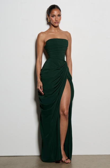 Cyra Maxi Dress - Emerald – image 10