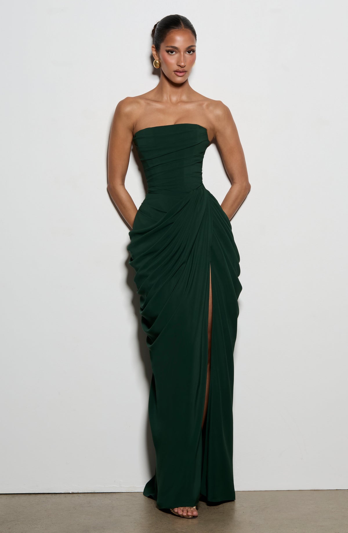 Cyra Maxi Dress - Emerald – image 9