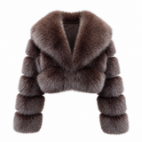 Nayla Fur Jacket Braun Produktbild