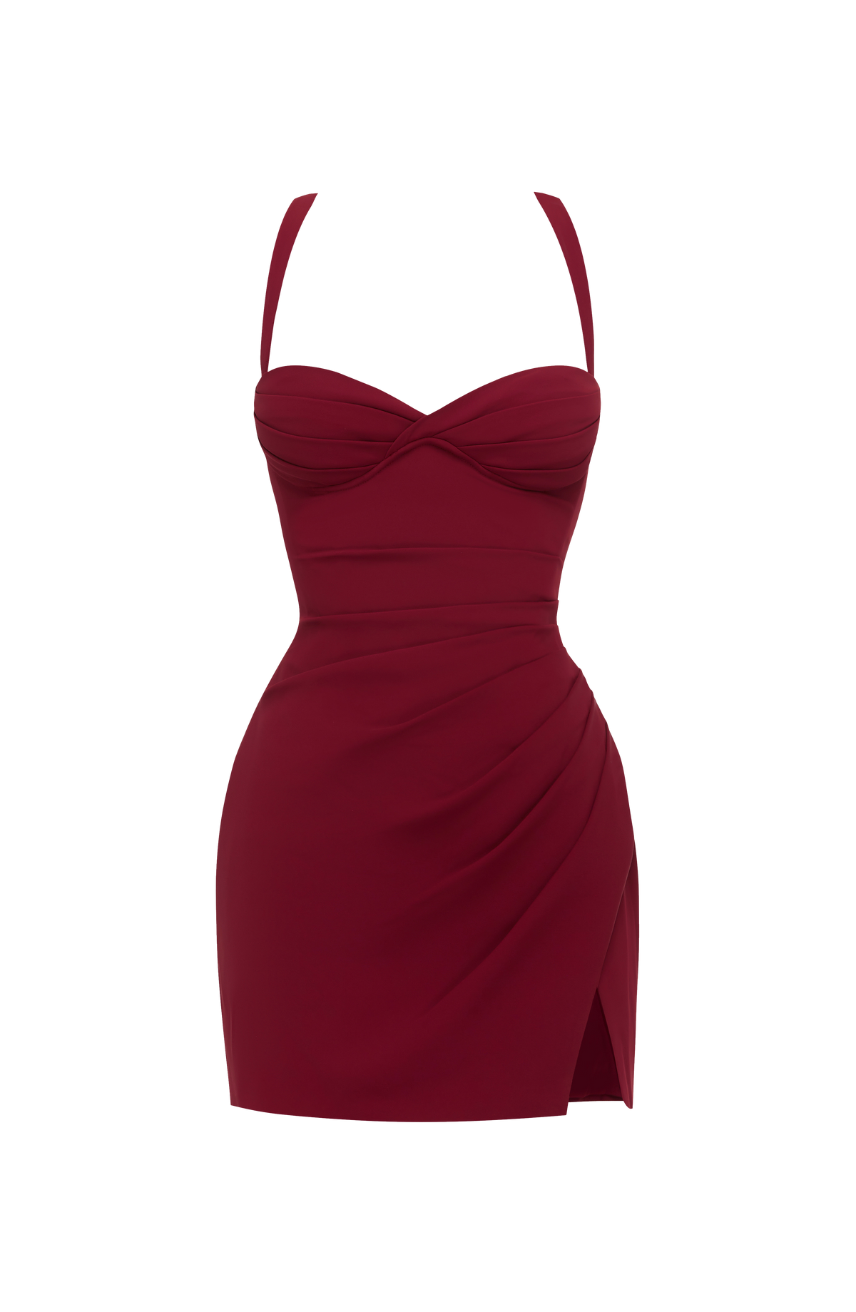 Everette Mini Dress - Burgundy – image 10
