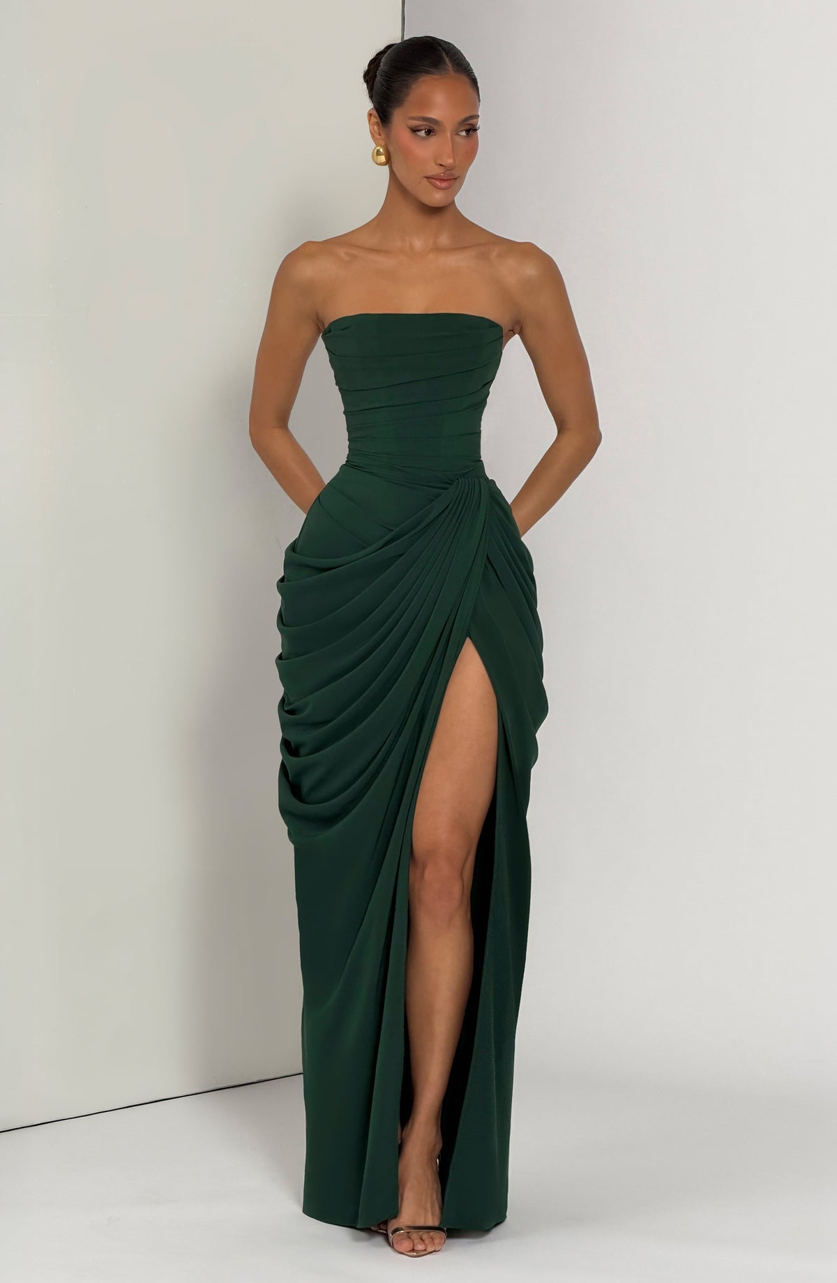 Cyra Maxi Dress - Emerald – image 13