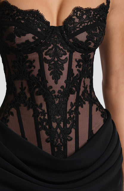 Nerina Mini Dress - Black – image 4