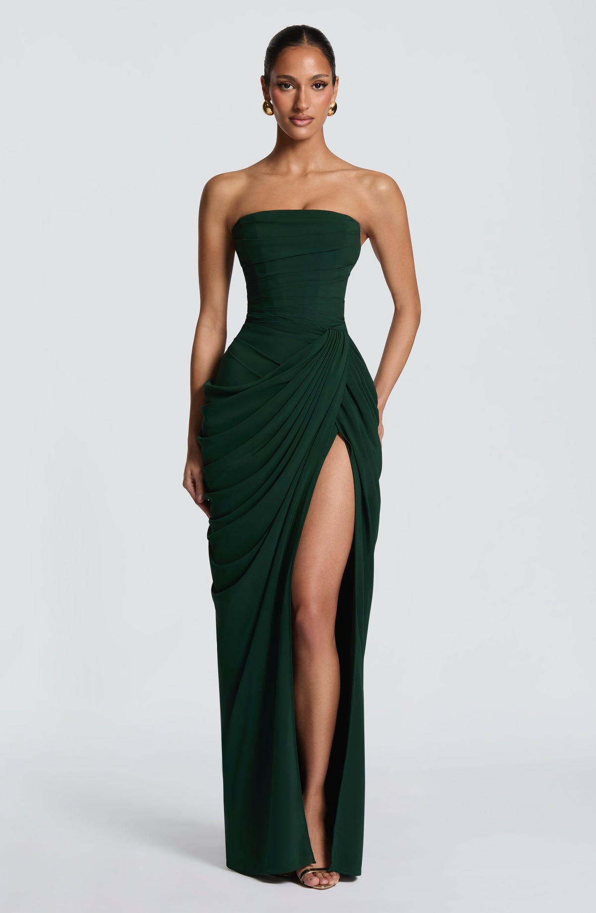 Cyra Maxi Dress - Emerald – image 12
