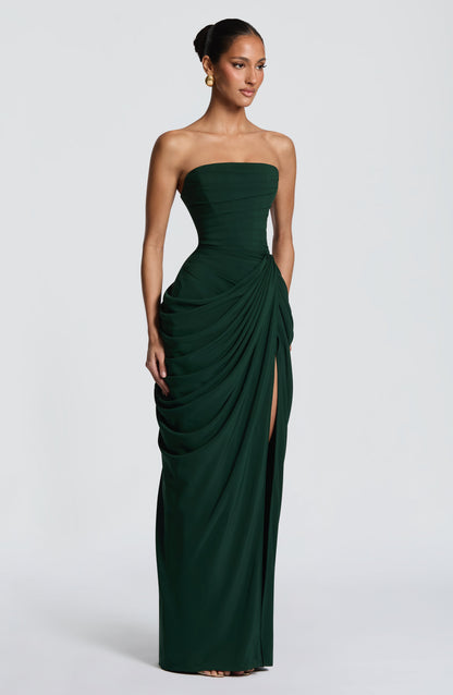 Cyra Maxi Dress - Emerald – image 5