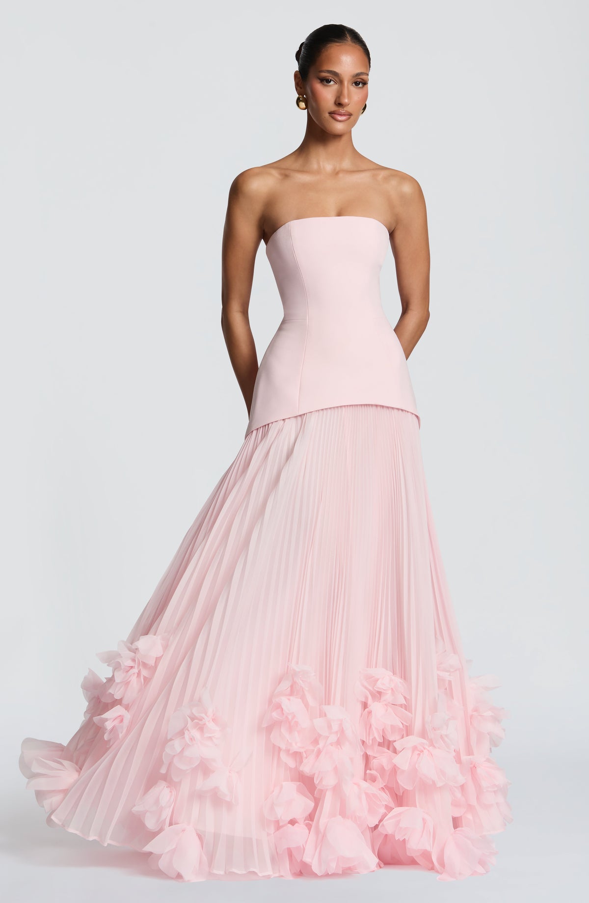 Seraphina Gown - Blush – front view