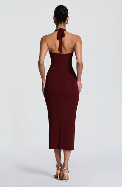 Roberta Midi Dress - Cherry Lacquer – image 7