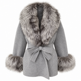 LIVMAÉ Privé — Silvera Fur Trim Coat