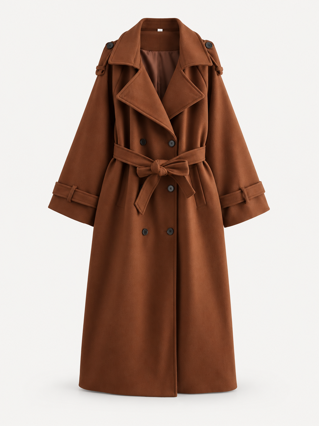 AMAYA Trench Coat – Brown – product photo
