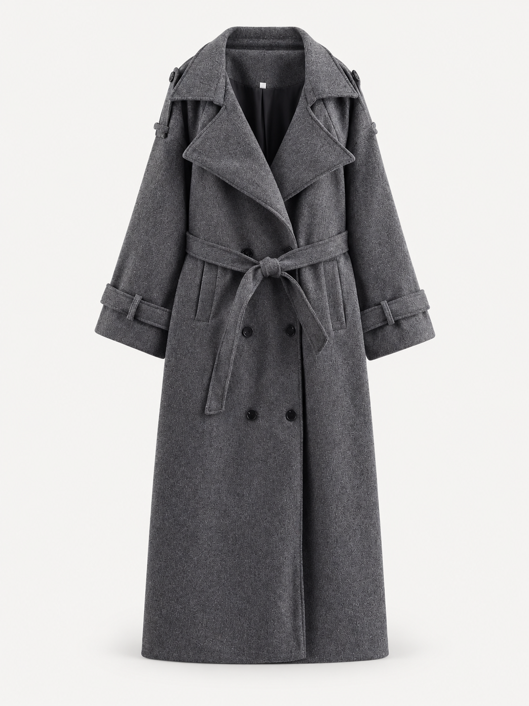 AMAYA Trench Coat – Grey – product photo