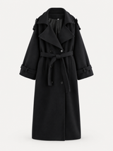 AMAYA Trench Coat – Black – product photo