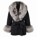 LIVMAÉ Privé — Silvera Fur Trim Coat