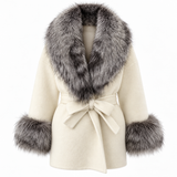 LIVMAÉ Privé — Silvera Fur Trim Coat