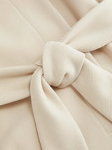 Wool Trench Coat Creamy Produktansicht 4