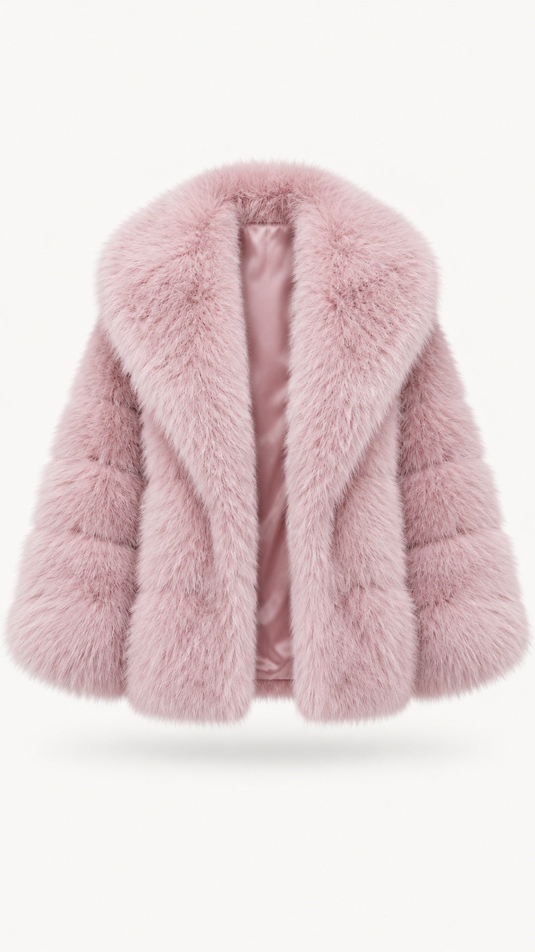Rosalie Kunstfelljacke in Rosa, Produktansicht
