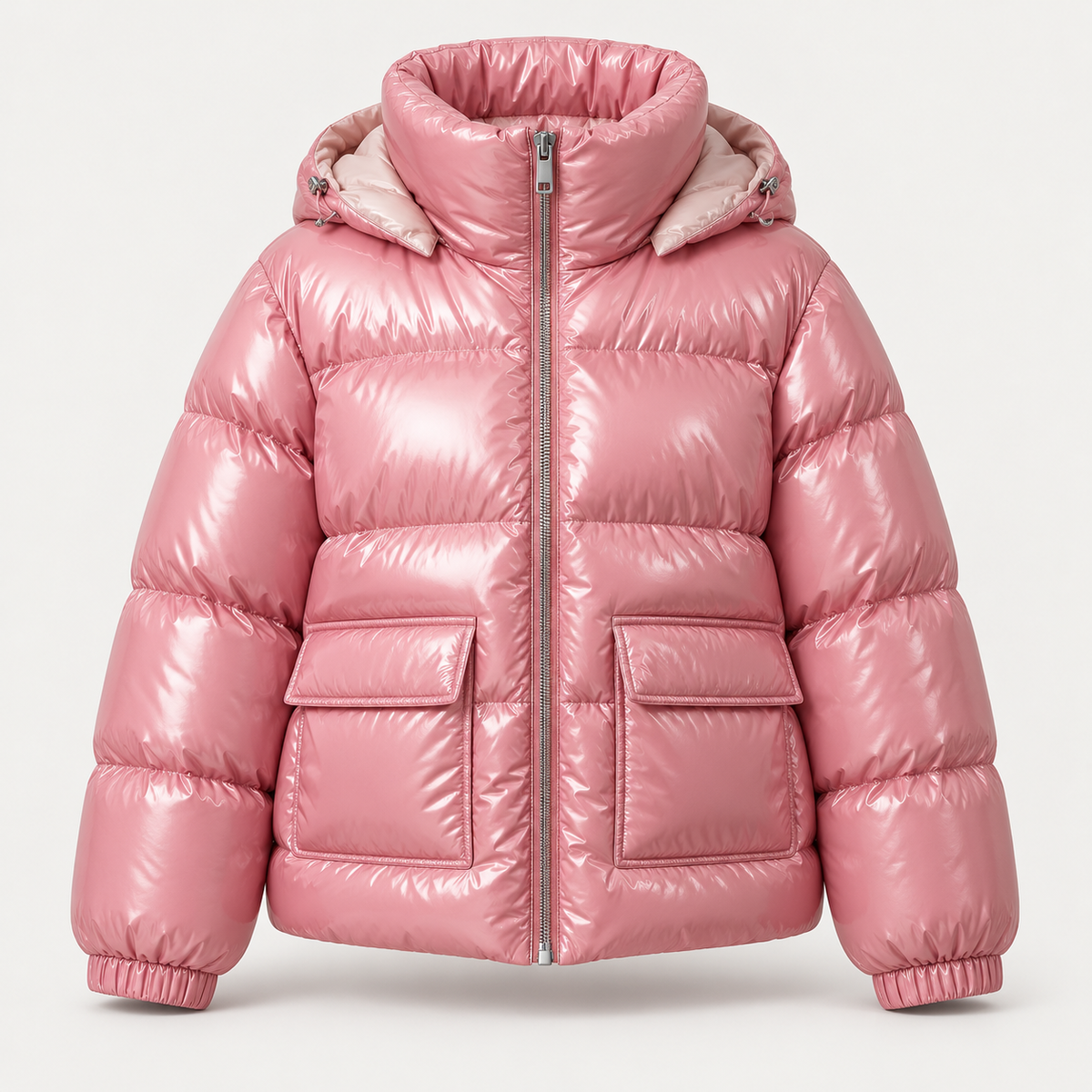 Rose Puffer Jacket pink product photo
